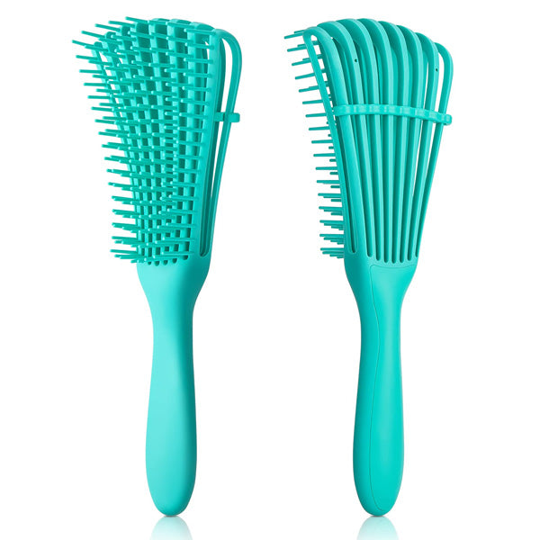 Junoda Green Detangling Brush for Black Natural Hair Afro Curly Hair 3
