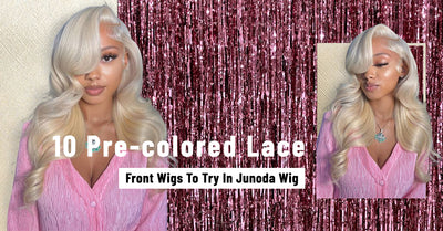 10 Pre-colored Lace Front Wigs To Try In Junoda Wig