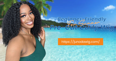 Beginner-Friendly Breathable Pre-Cut Curly Wig For Summer